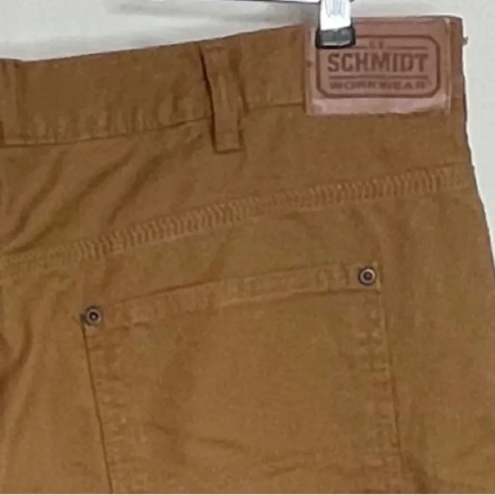 C.E. Schmidt Workwear Flannel Lined Carpenter Jeans Men 40x32 Straight Brown